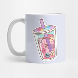 Emoji Drink. Tea Bubbles Mug